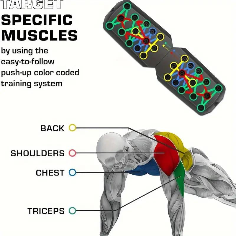 Push-Up Board, Men'S Home Fitness Equipment, Detachable and Suitable for Users of All Body Types, Versatile Push-Up Board for Home Fitness, Home Workout, Gifts for Fitness Enthusiasts Valentine'S Day Gift