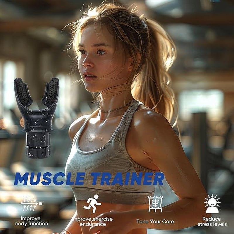 Portable Running Breathing Trainer Device with Adjustable Resistance for Enhanced Lung Capacity Easy to Clean and Use Fitness Equipment