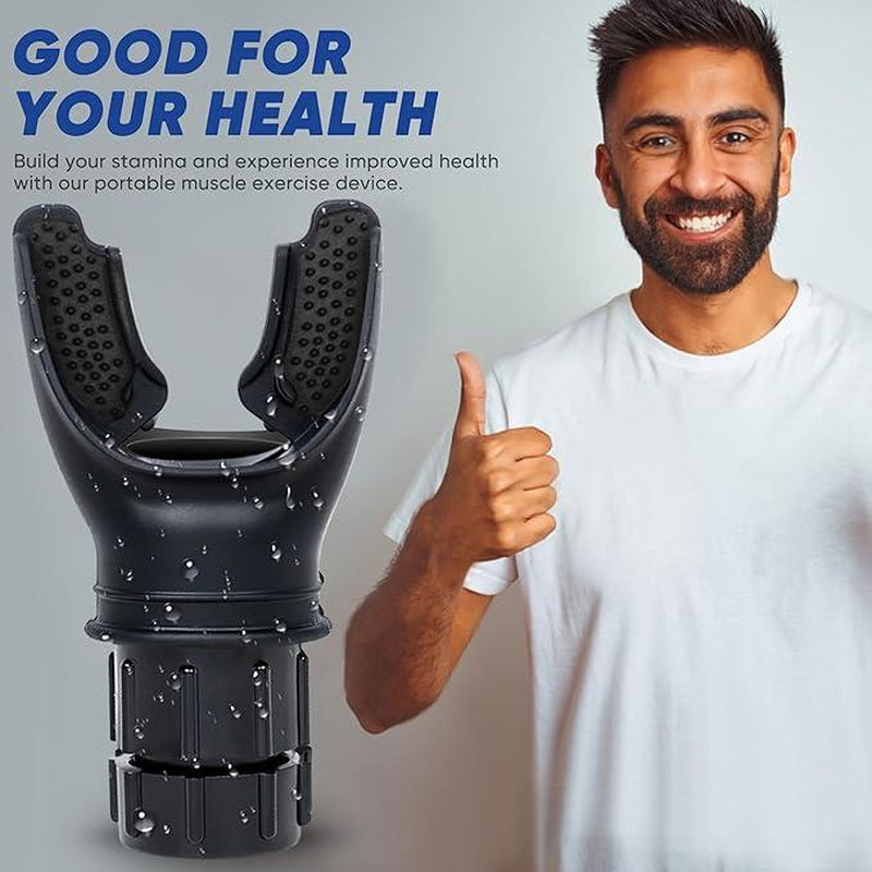 Portable Running Breathing Trainer Device with Adjustable Resistance for Enhanced Lung Capacity Easy to Clean and Use Fitness Equipment